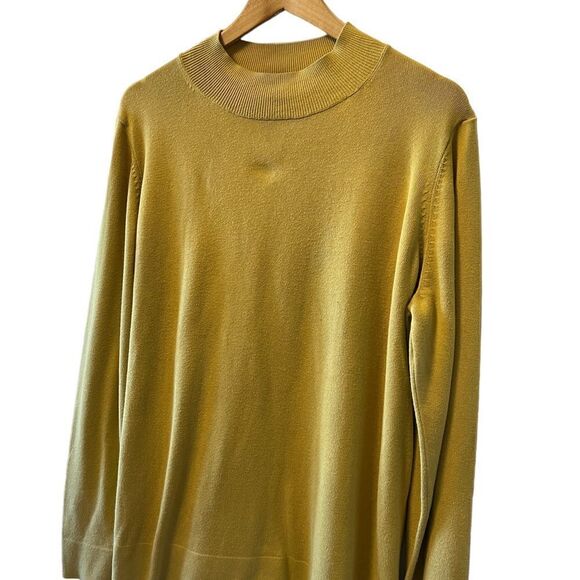 OLD NAVY Light Knit High Neck Long Sleeve Pullover Long Fit Sweater XXL - Picture 2 of 8